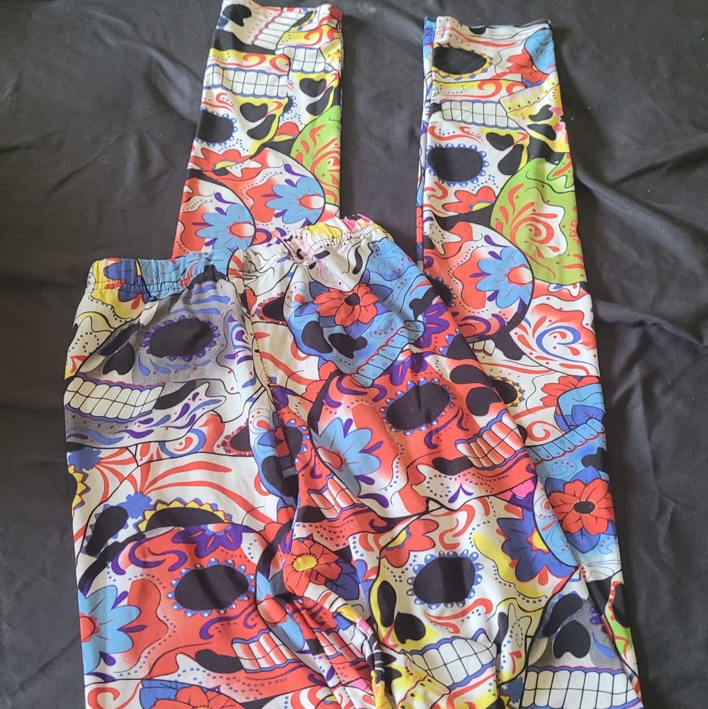 Day of the dead leggings